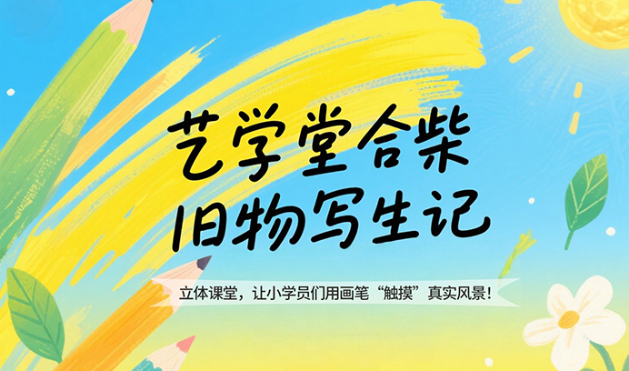 赢咖8立体课堂 | 合柴旧物写生，让小学员们用画笔“触摸”真实风景！